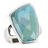 Barse Sterling Silver Abstract Turquoise Ring