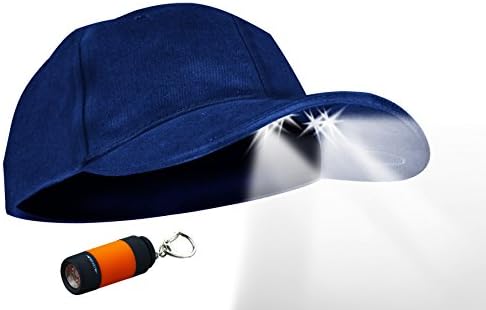 Panther Vision 4-LED Unstructured Powercap Includes Xander Outdoors LED Light (Navy Blue)