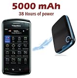 BrandoPower, Universal 5000mAh Lithium Ion External battery pack last 38 hours for your Blackberry Storm - AC charger included