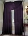 Platinum Voile High Twist Sheer Scarf Valance