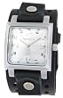 Nemesis # B516S Men's Square Premium Wide Leather Cuff Band Watch