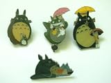 My Neighbor Totoro Pin Set of 4 ~Totoro Pins~ Badges~