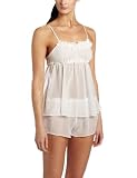 Betsey Johnson Womens Chiffon Cami Tap Set