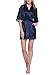 Original Kimono Women's Lace-trimmed Satin Short Kimono Robe Bathrobe Loungewear