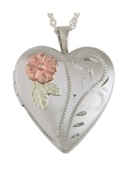 Black Hills Gold Silver Heart Locket