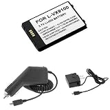 Standard Lithium Ion Replacement Battery + Car Charger + Home Travel Charger for Verizon LG enV2 VX-9100 Cell Phone