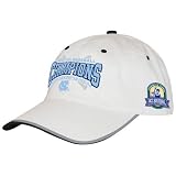 North Carolina Tar Heels (UNC) White 2007 ACC Conference Baseball Champions Locker Room Adjustable Hat