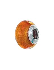 Zable (tm) Sterling Silver Murano Glass Birthstone November Bead / Charm