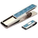 M-Clip Rodeo Light Blue Alligator Money Clip