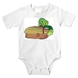 Onesie with Caribbean, trees, Cuba
