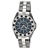 Diamond Watch Bezels, Geneva Elite Mens Iced Out Baquette Diamond Bezel Watch Model 2473