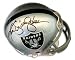 Ken Stabler Autographed/Hand Signed Oakland Raiders Mini Helmet with The Snake Inscription