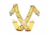 Kuny's - Yellow Tape Design Carpenters Braces - 2" Wide