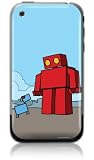 Review GelaSkins Red Robot - iPhone / GelaSkins - Red Robot Leaving the City for iPhone