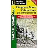 Trails Illustrated Clingmans Dome Cataloochee Great Smoky Mtns Trail map
