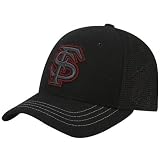 Zephyr Florida State Seminoles (FSU) Black Smoke Screen Fitted Hat