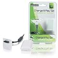 GAMX360-POWSET Kit Juega y Carga para XBox360