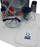 Indianapolis Colts NFL Newborn / Infant / Baby 7 Piece Feeding Gift Set w/ Bottle & Bib