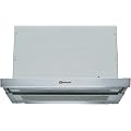 Bauknecht DNV 5460 SG/MOD Dunstabzugshaube / 60 cm / 390 m3/h / 62 dB / Metall-Fettfilter / Abluft / Silbergrau