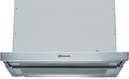 Bauknecht DNV 5460 SG/MOD Dunstabzugshaube / 60 cm / 390 m3/h / 62 dB / Metall-Fettfilter / Abluft / Silbergrau
