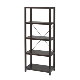 Espresso Finish Bookcase by Avenue Six