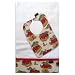 Fern County Firemen Bib and Burp Cloth Set