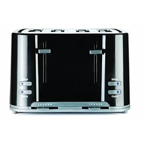 Prestige Four Slice Toaster, Black