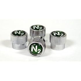 Nitrogen Indicator Tire Valve Stem Caps
