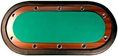 Ultimate Poker Table in Green Velveteen By BBO Poker Tables