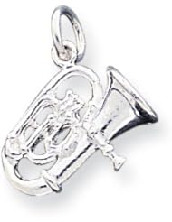 Sterling Silver Tuba Charm