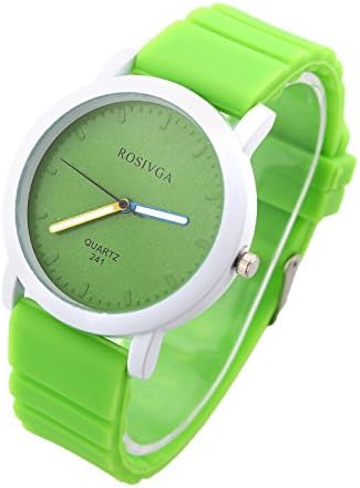 HKB casual fashion movement quartz watch silicone strap-Green