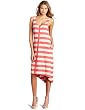 Betsey Johnson Women's Hi-Low Stripe Dress