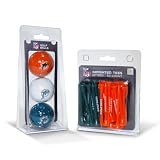 NFL Miami Dolphins 3 Pack Golf Balls (50 Pack Team Tees)