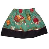 Frida Kahlo Inspired Fancy Stitch Girls Skirt