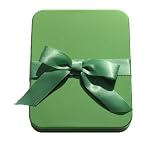 Gift Card Holder – Gift Card Boxes with Ribbon, Green (Solid), Pack of 3