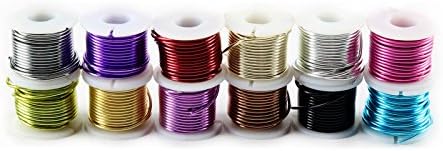 Diyfashion Women's Dia 1.0mm Aluminium Bonsai Wire for Diy Craft