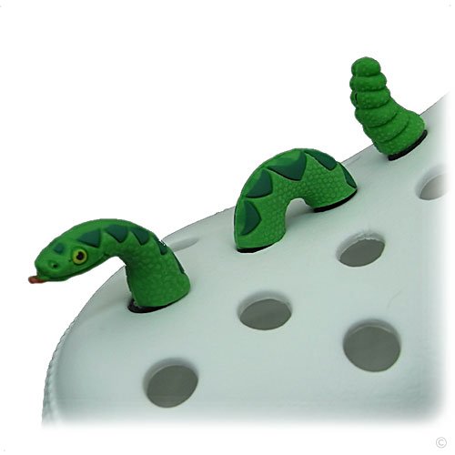 3D Shoe Charms, Style your Crocs, Snake, 3 parts #1037, Clogs stickers | 3D fun Clip