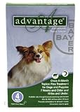Advantage for Dogs - 1-10 lbs - 4 month supply