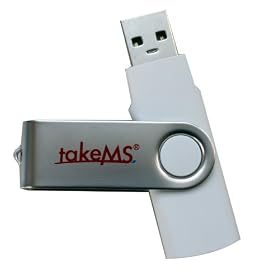takeMS Fast 8GB HI Speed (66x) USB 2.0 SECURE Flash Drive Memory stick , password protect , Data encryption & Compression , Drive partioning , Portable email & Sync , No trace internet browsing , bootable + Free Lanyard & (Carry It Easy +Plus) worth 24.99, 5 Year Warranty - Retail pack
