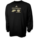 adidas Purdue Boilermakers Black Label Out Long Sleeve T-shirt