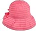 San Diego Hat  Girls 2-6x Adjustable Ribbon Floppy Hat,Pink,3-6 years