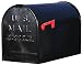 Solar ST200B00 Group Jumbo Steel Rural Mailbox, Black