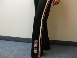 Harley-Davidson&reg; Women's Activewear Pants. Appliqu&eacute; and embroidered stripes. 99060-07VW
