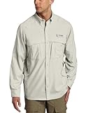 Columbia Men's Airgill Lite Long Sleeve Shirt (X-Large, Cool Grey)