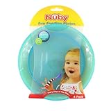 Nuby ヌービー フラット・プレート 4枚セット 【56417】 (ブルー)