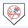 New York Yankees MLB Home Plate Stepping Stone (12")
