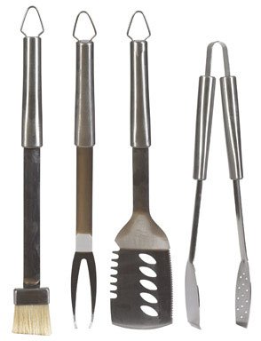 Grill Life Bbq Tool Set 4 Piece: Turner - Tong - Fork