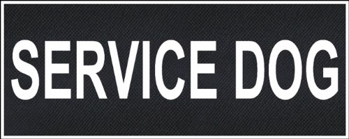 "Service Dog" Small nylon velcro patches by Dean &amp; Tyler.