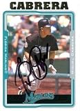 Miguel Cabrera Autographed/Hand Signed 2004 Topps Card