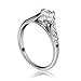 Fashion Plaza Women's Cubic Zirconia Engagement Ring R21